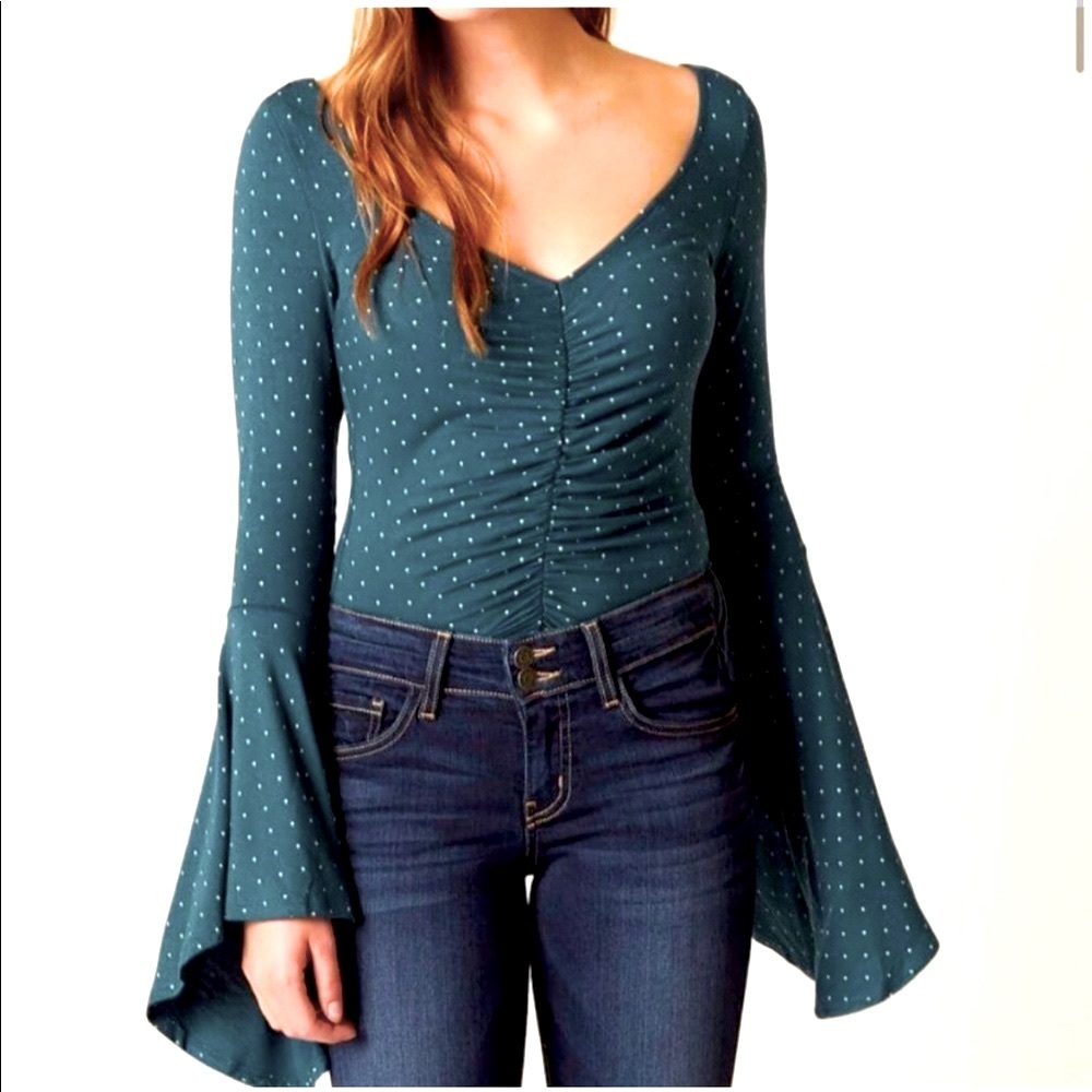 Free people long sleeve blouse